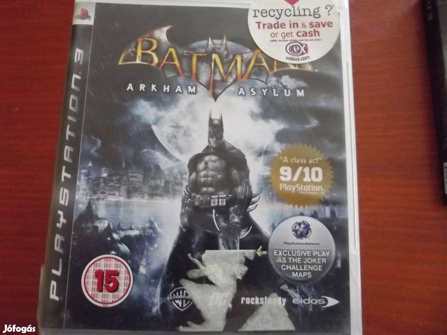 Eladó Ps3 Eredeti Játék : 153. Batman Arkham Asylum