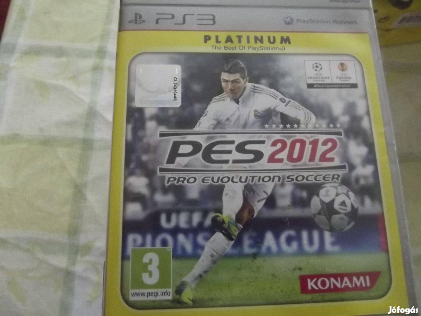 Eladó Ps3 eredeti Játék : 89. Pro Evolution Soccer 2012