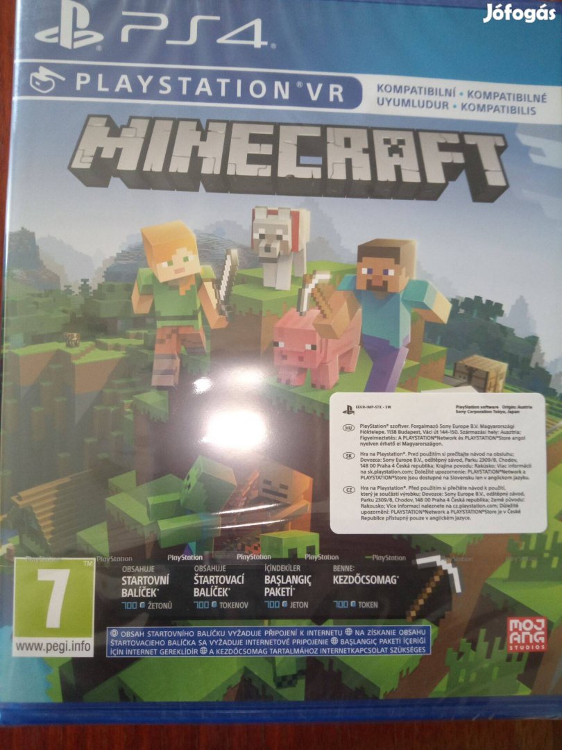 Eladó Ps4 Eredeti Játék: 31. Minecraft Új Bontatlan