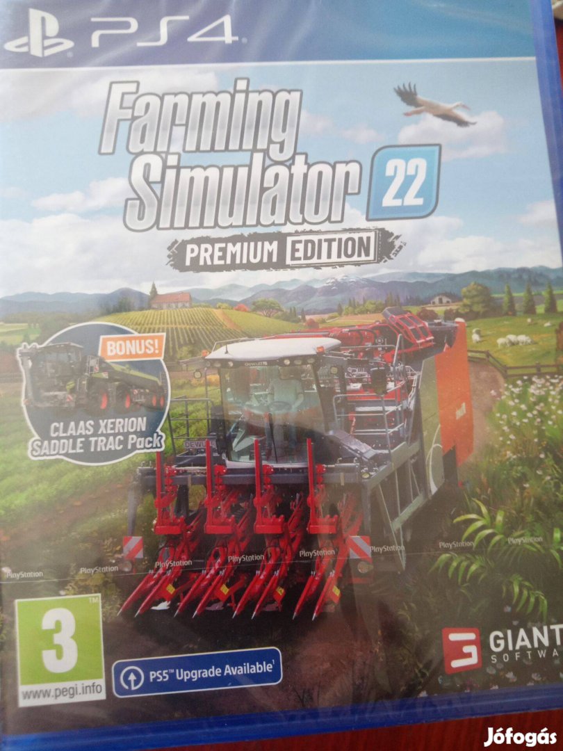 Eladó Ps4 Eredeti Játék : 102. Farming Simulator 22 Premium edition Új