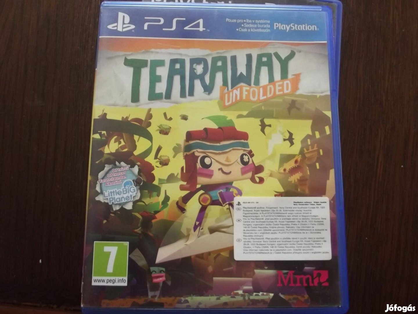 Eladó Ps4 Eredeti Játék : 120. Tearaway Unfolded ( Karcmentes)