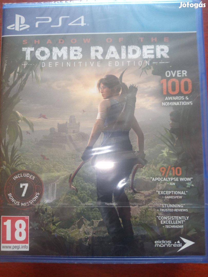 Eladó Ps4 Eredeti Játék : 130. Shadow of The Tomb Raider Definitive Ed