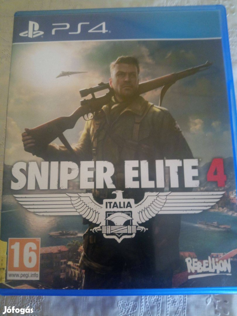 Eladó Ps4 Eredeti Játék : 130. Sniper Elite 4 ( karcmentes)