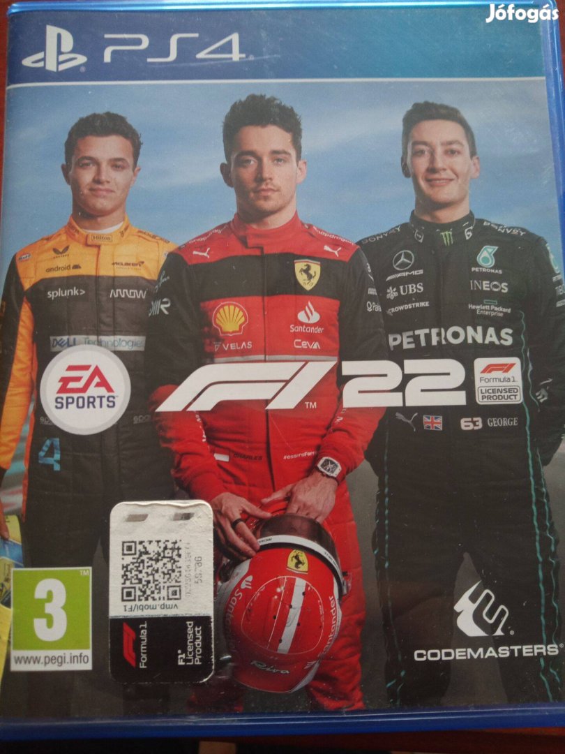 Eladó Ps4 Eredeti Játék : 173. F1 22 ( karcmentes)