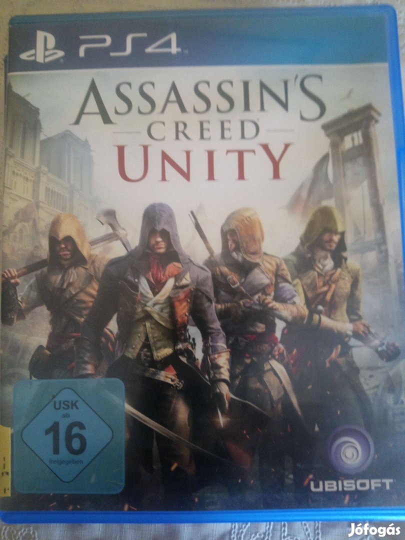 Eladó Ps4 Eredeti Játék : 45. Assassins Creed Unity ( karcmentes)