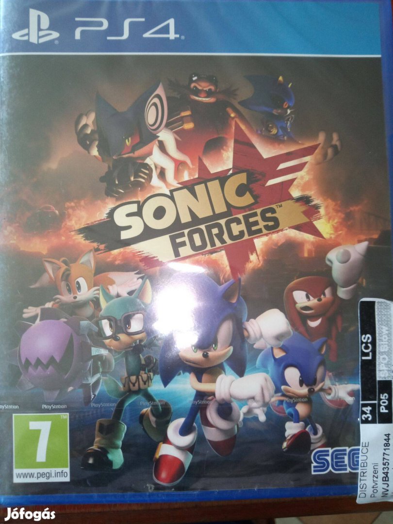 Eladó Ps4 Eredeti Játék : 56. Sonic Forces Új Bontatlan