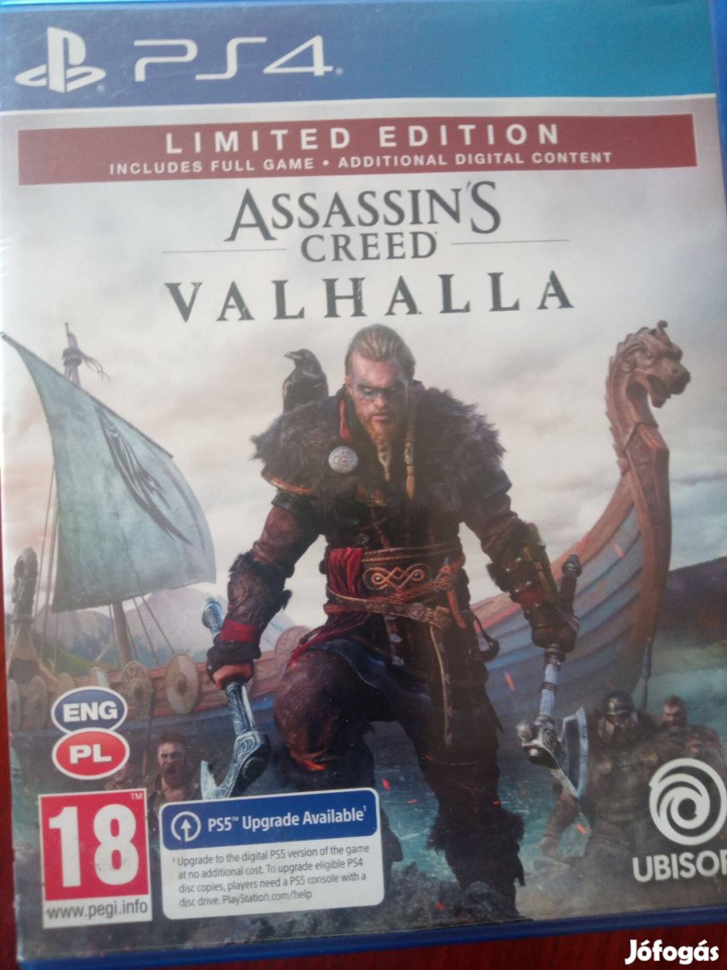 Eladó Ps4 Eredeti Játék : 61. Assassins Creed Valhalla Limited Edition