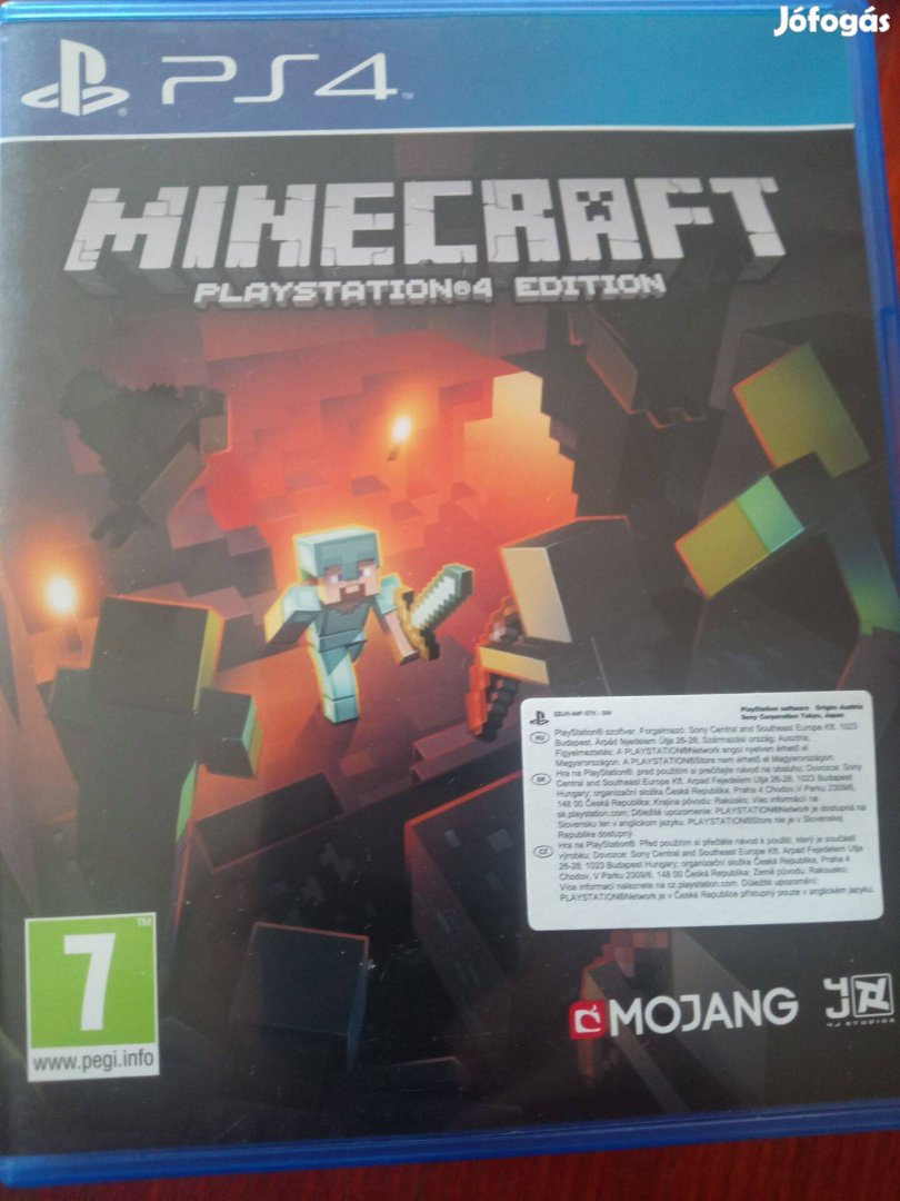 Eladó Ps4 Eredeti Játék : 99. Minecraft ( karcmentes)