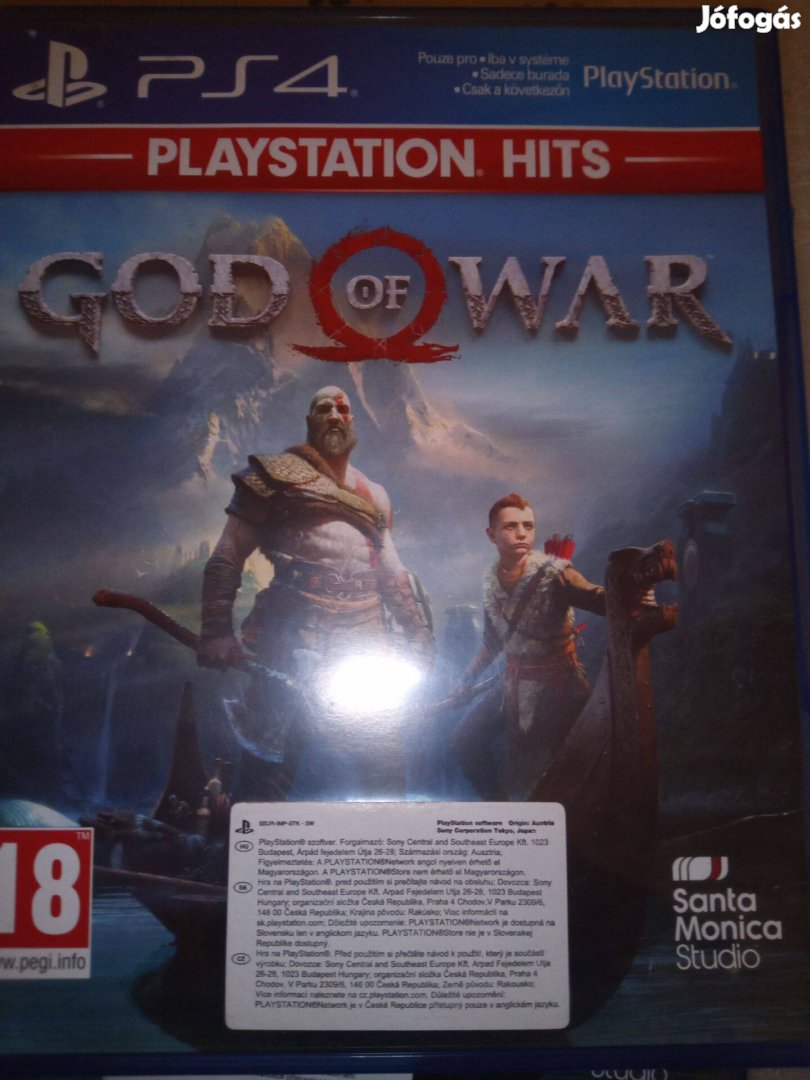 Eladó Ps4 Eredeti játék : 34. God of War Magyar ( karcmentes)