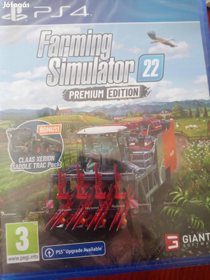 Eladó Ps4 eredeti Játék : 102. Farming Simulator 22 Premium edition