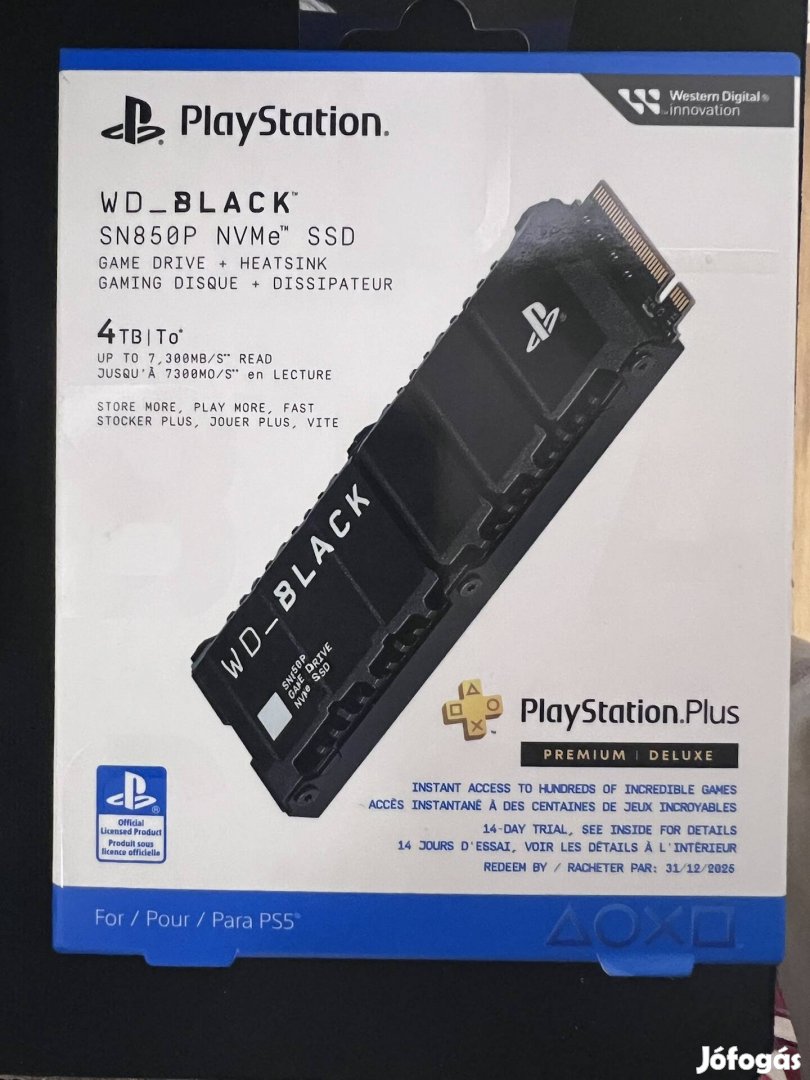 Eladó Ps5/PC M.2 SSD 4 TB