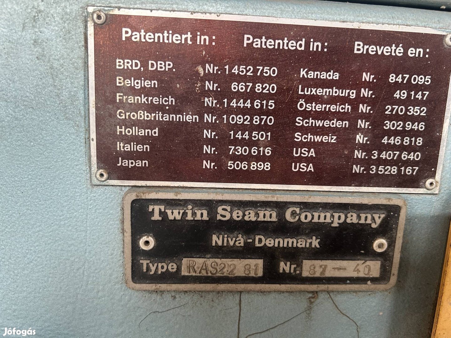 Eladó RAS 22.81 lemez csatorna gyártó