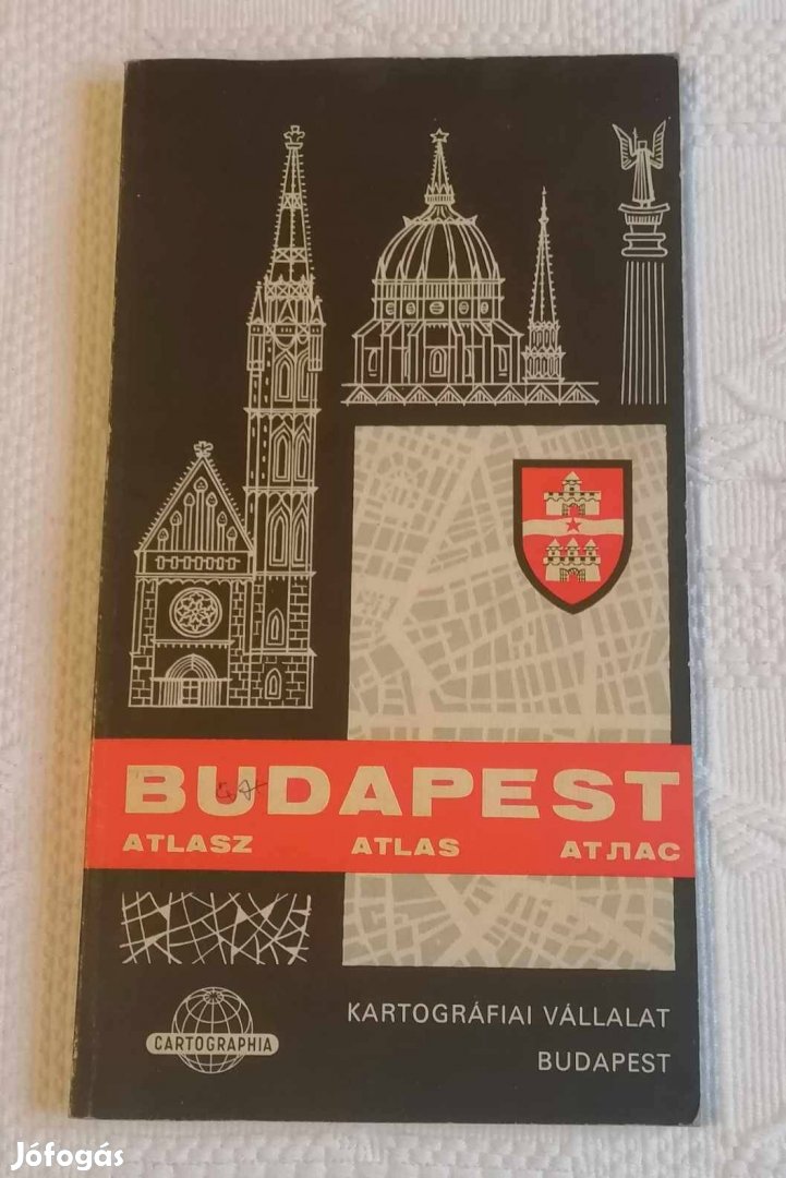 Eladó Régi / Retro Dr. Radó Sándor - Budapest Atlasz / Térkép