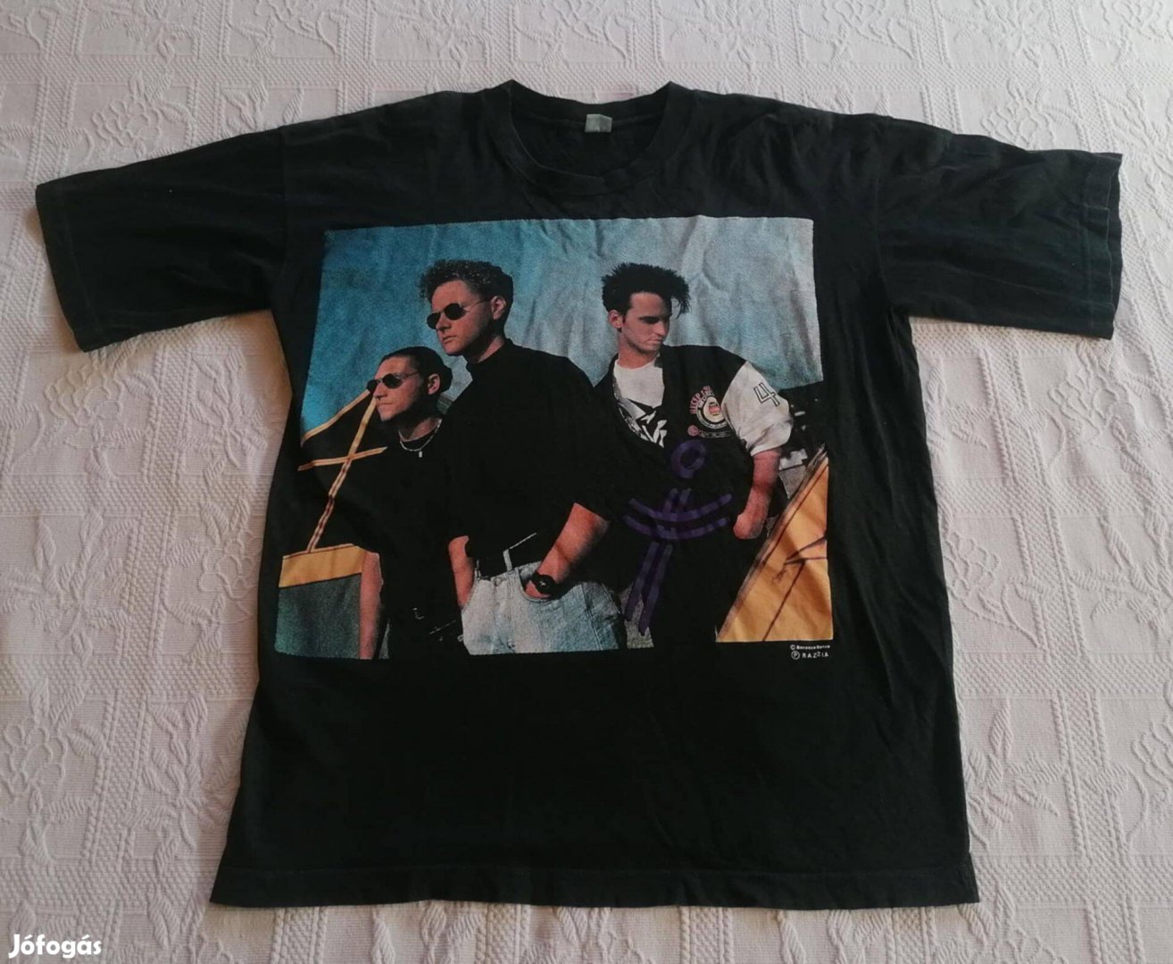 Eladó Régi / Retro / Vintage Hivatalos Bonanza Banzai Fekete Póló (L)