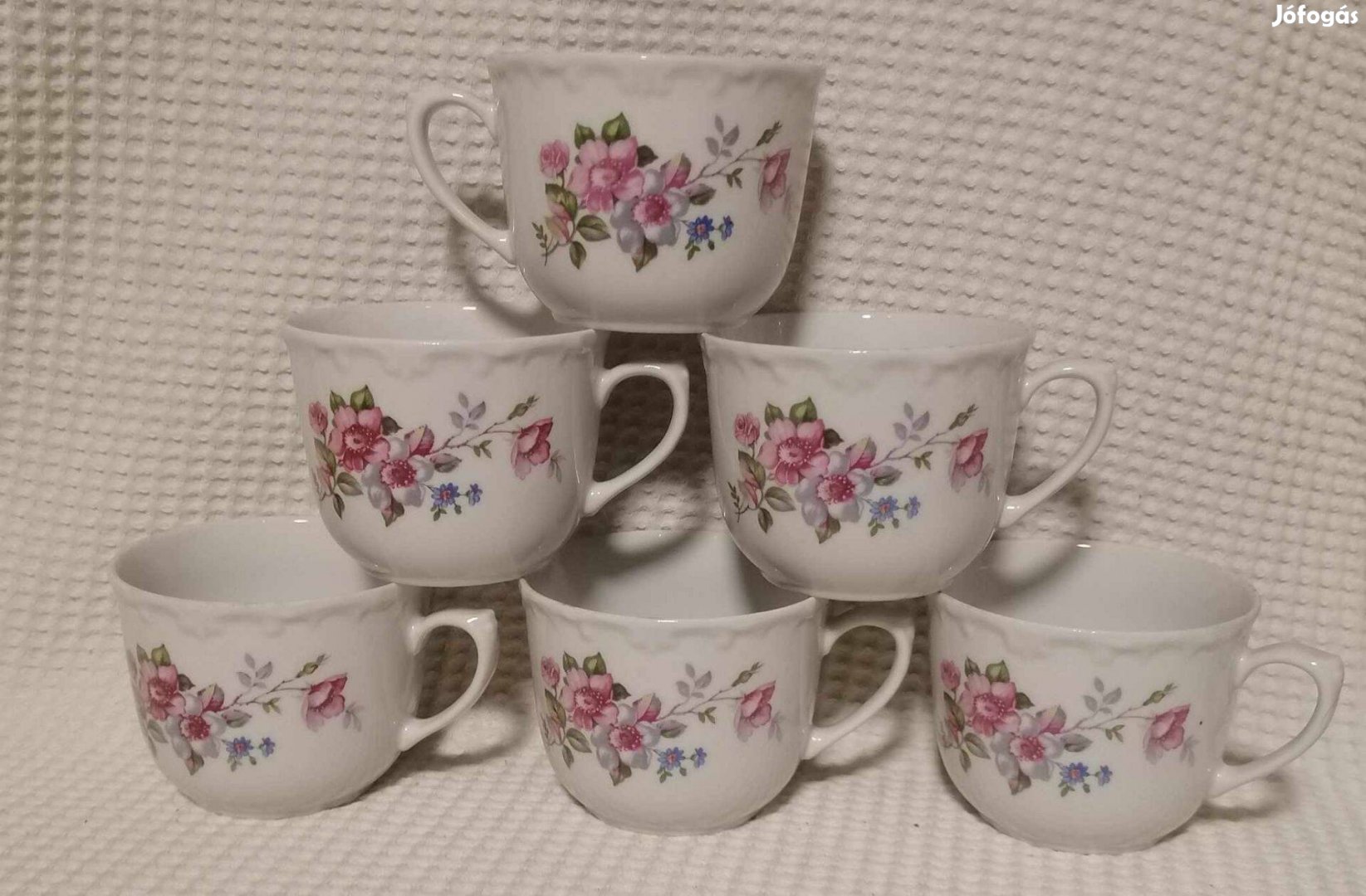 Eladó Régi / Retro / Vintage (Új) Porcelán "Kahla" 6 db Bögre Szett