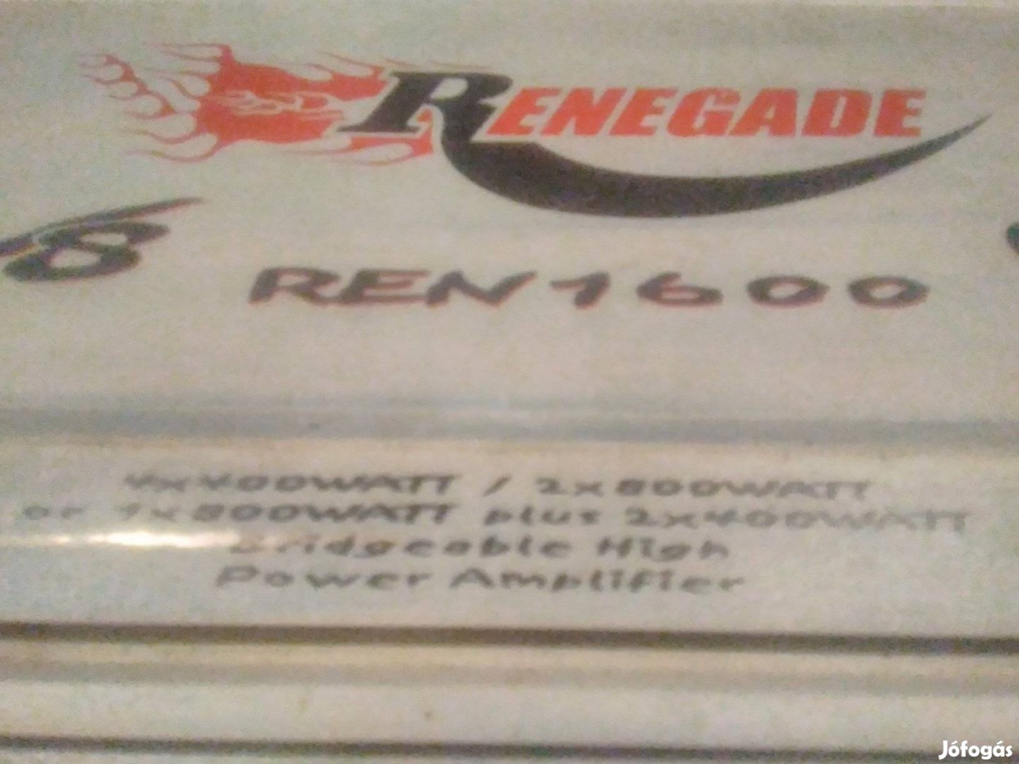 Eladó Renegade autó erositő1600