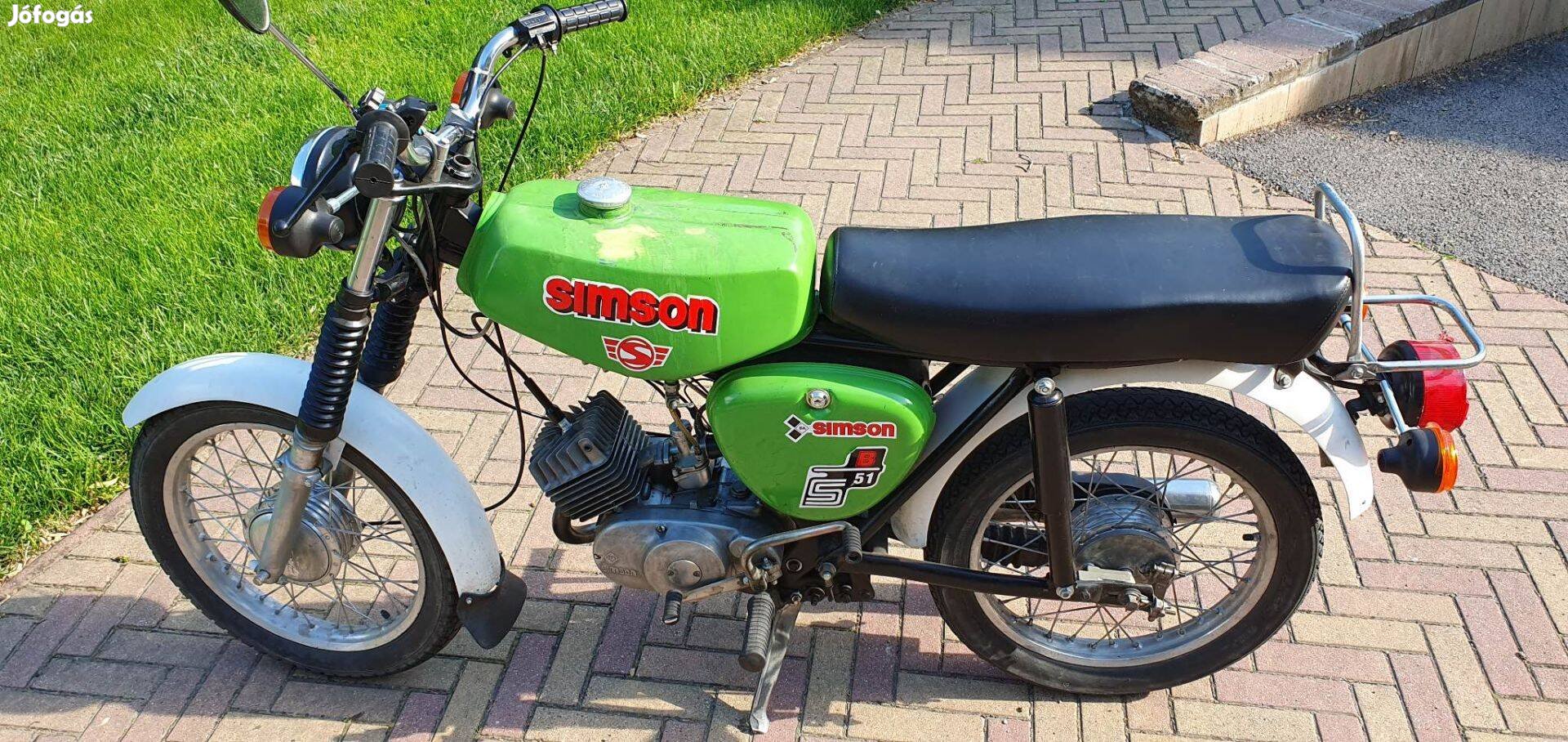 Eladó S 50 Simson motorkerékpár