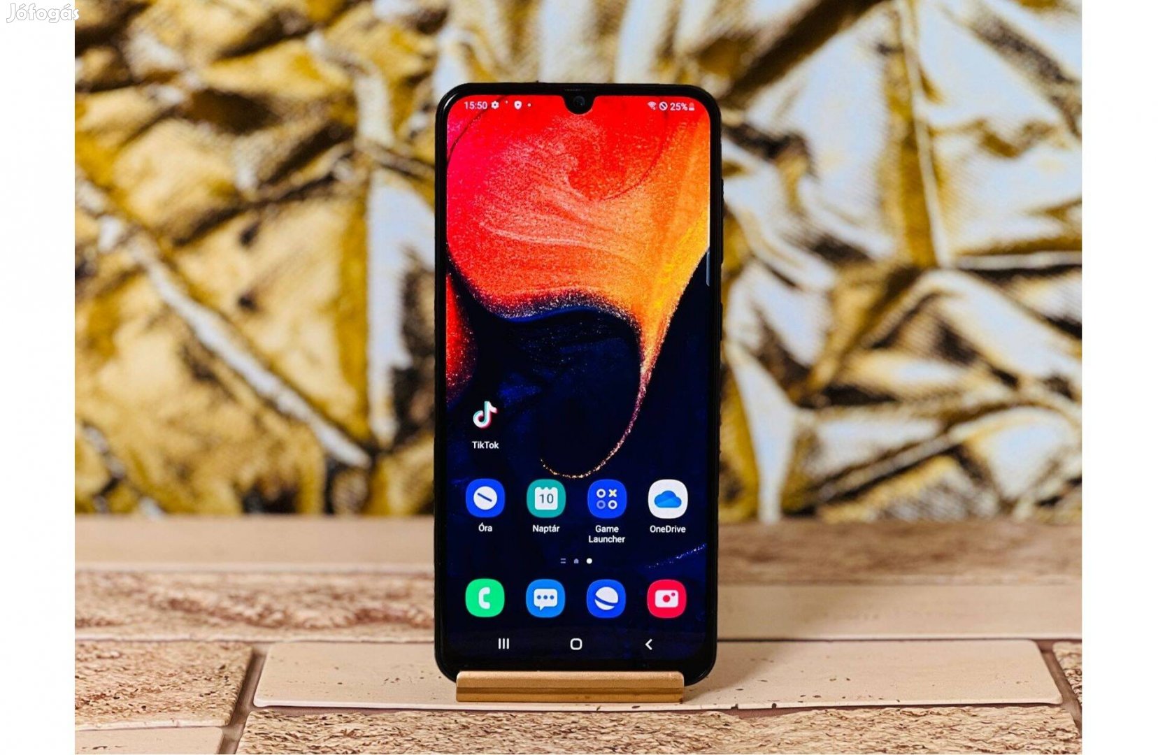 Eladó Samsung Galaxy A50 128 GB Black szép - 12 Hó Garancia