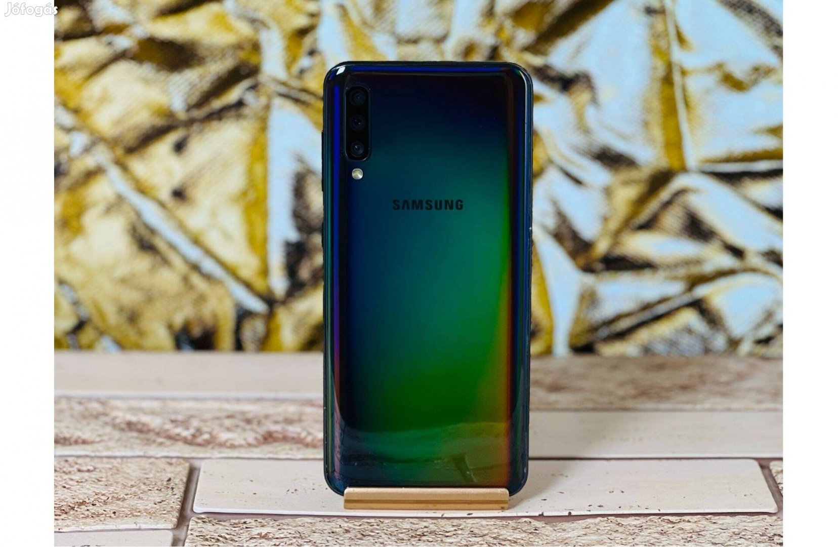 Eladó Samsung Galaxy A50 128 GB Black szép állapotú - 12 Hó Garancia -