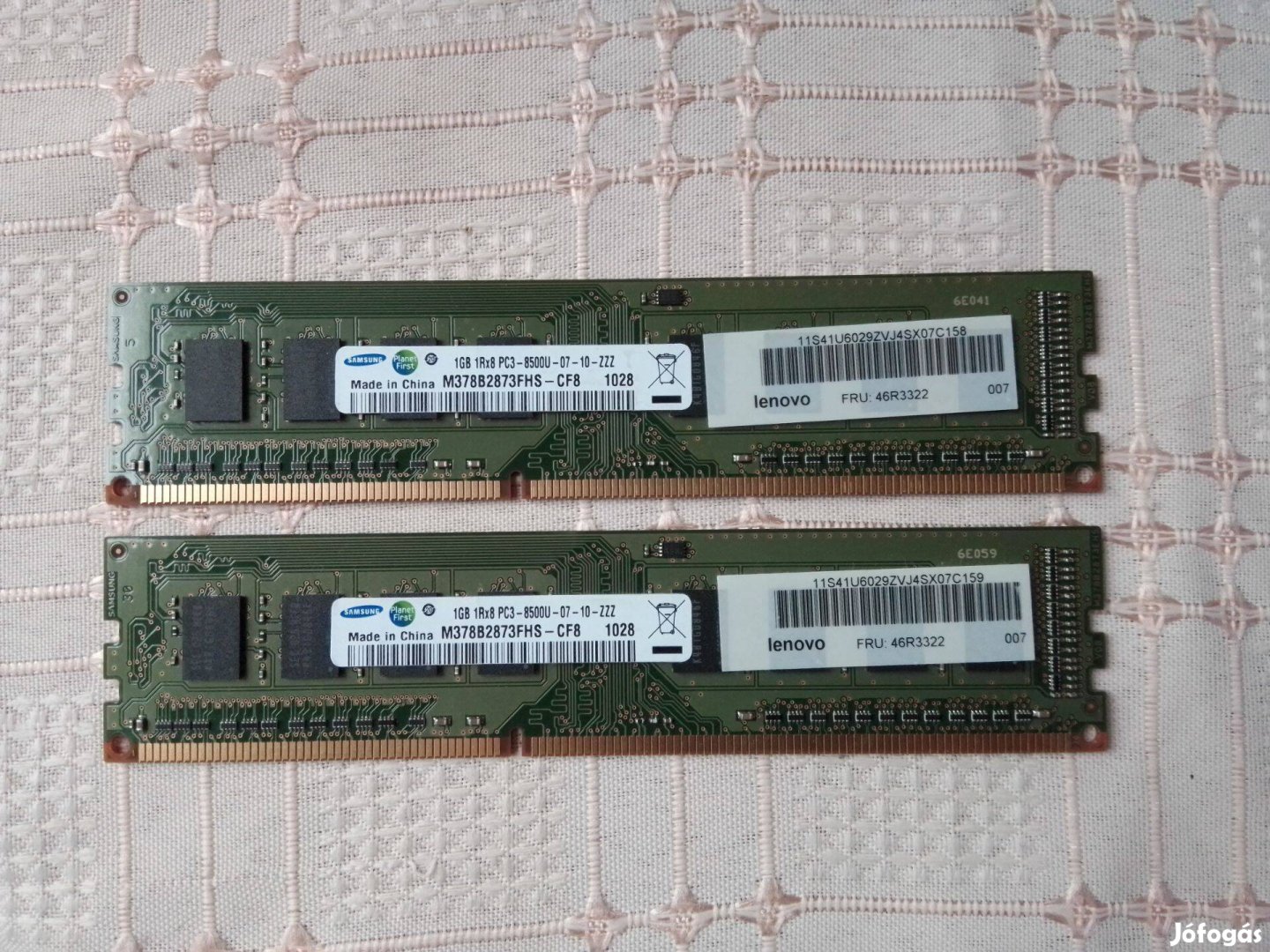 Eladó Samsung PC3 1GB Memória RAM