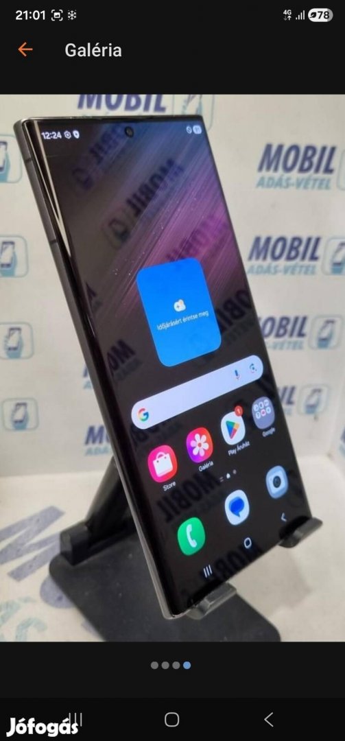 Eladó Samsung S22 Ultra Újszerű 126 GB