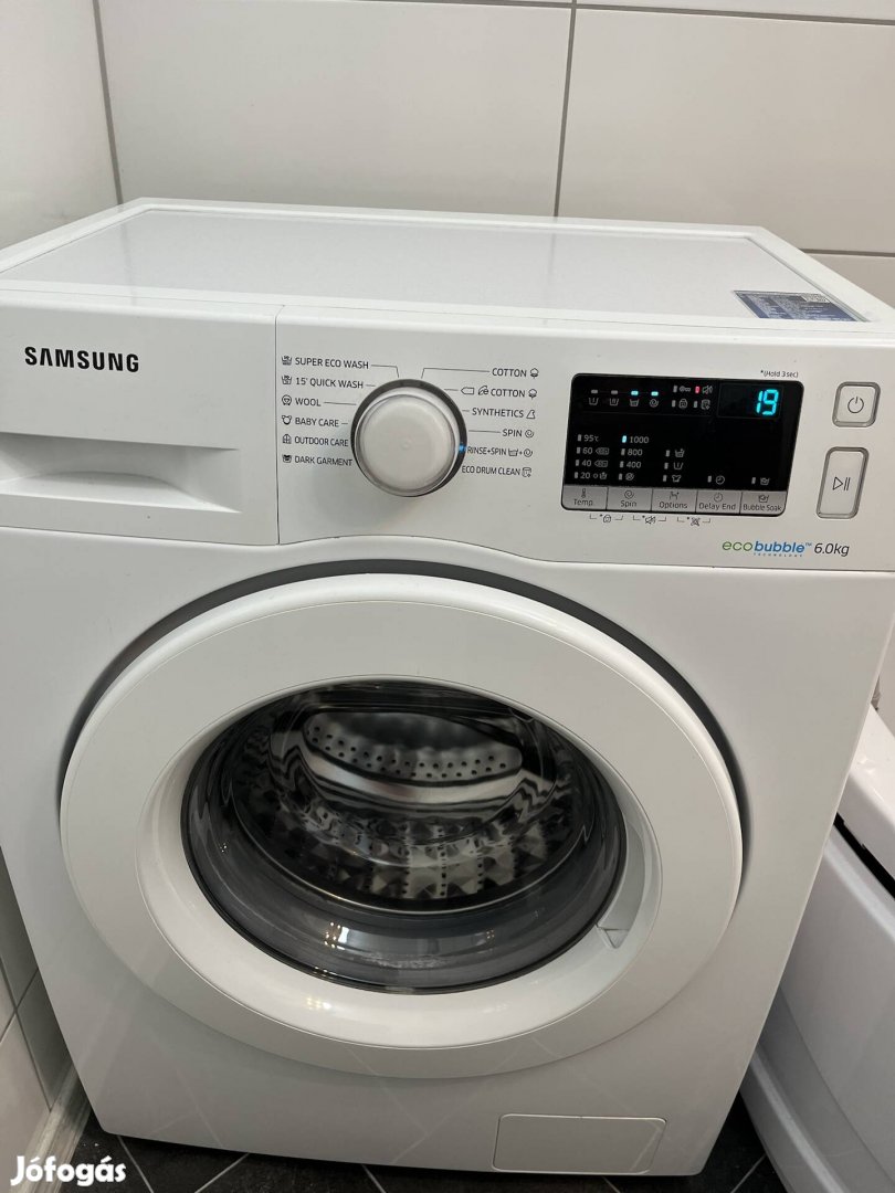 Eladó Samsung ecobubble 6kg mosógép