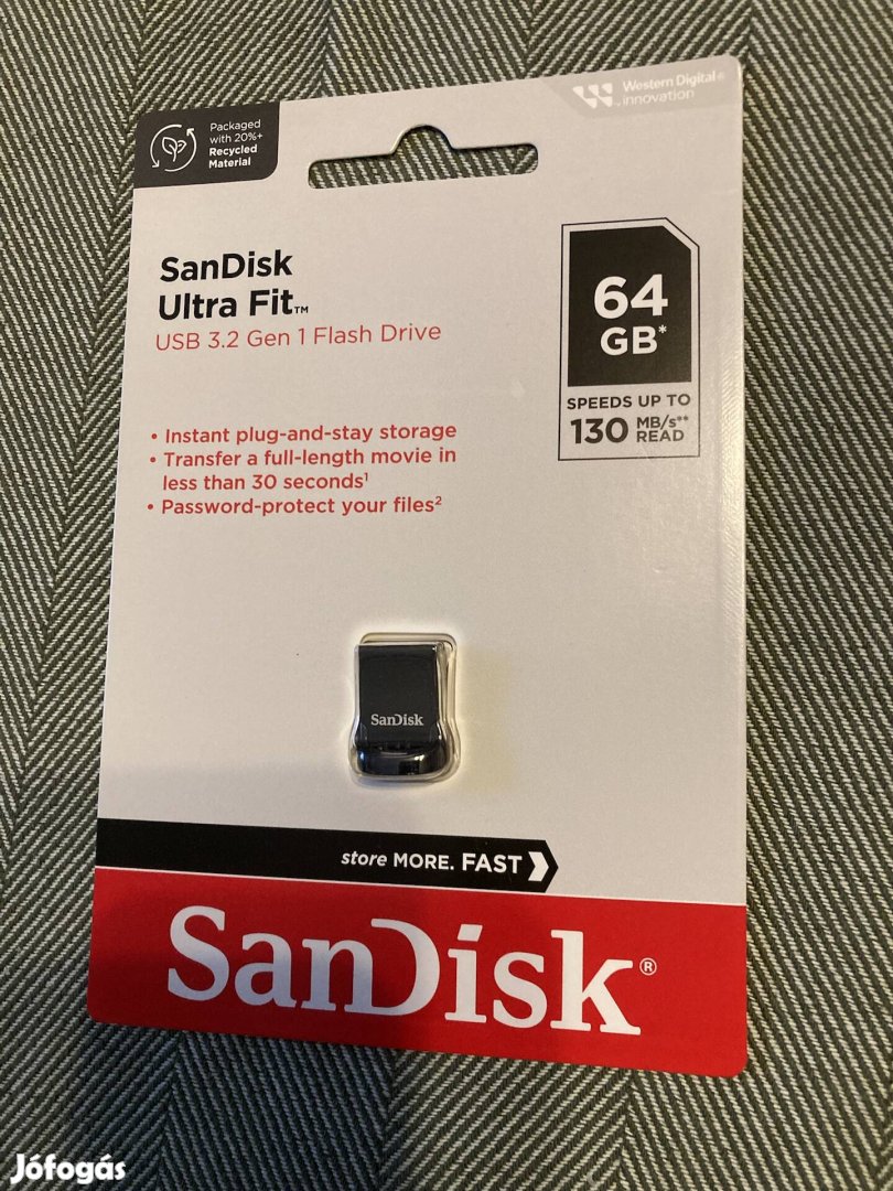 Eladó Sandisk Ultrafit 64GB  USB pendrive