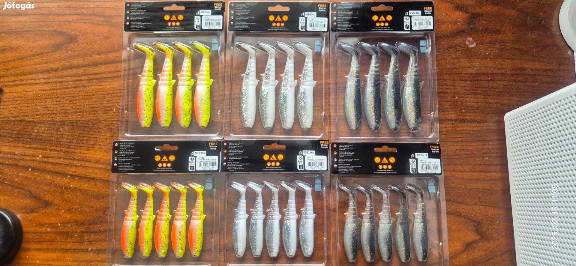 Eladó Savage Gear Cannibal Shad 12.5cm és 10cm méretben