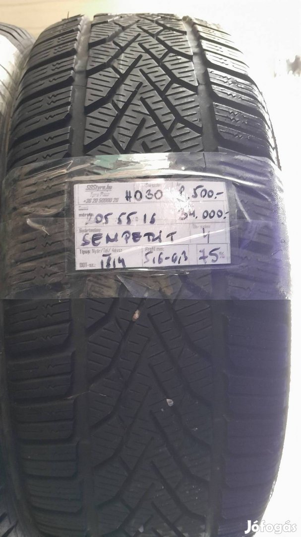 Eladó Semperit 205/55R16 téli gumi garnitúra 