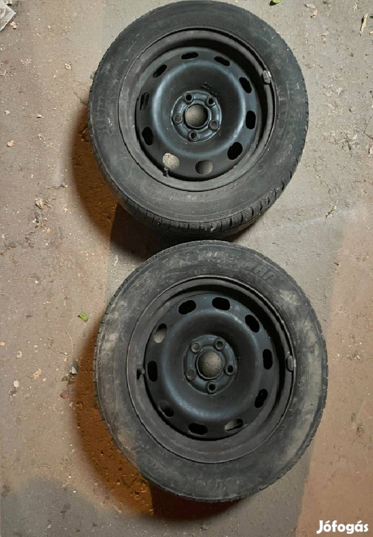 Eladó Skoda 14"-os acélfelni 185/60 R14 Kingstar nyári gumival