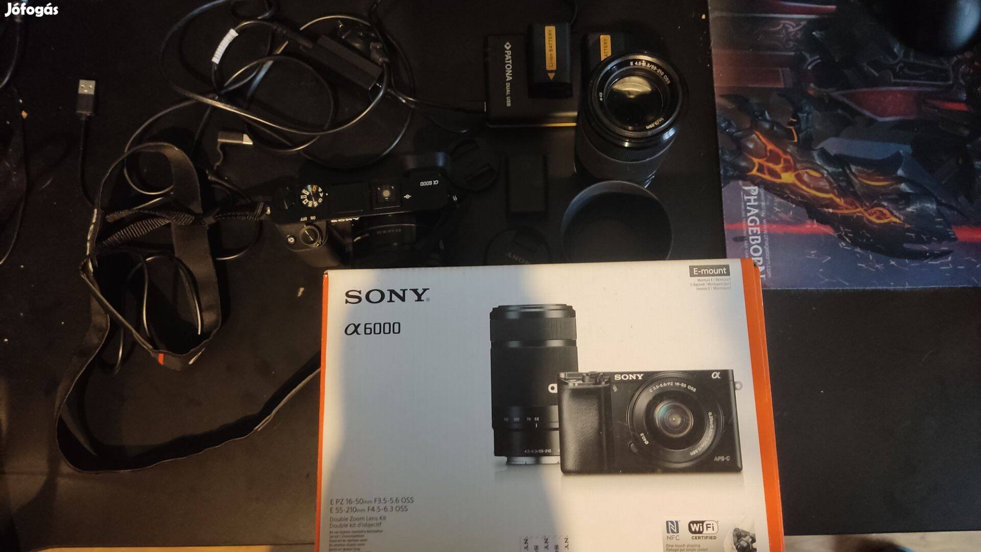 Eladó Sony A6000 cserélhető objektíves MILC fényképező 2 objektívvel