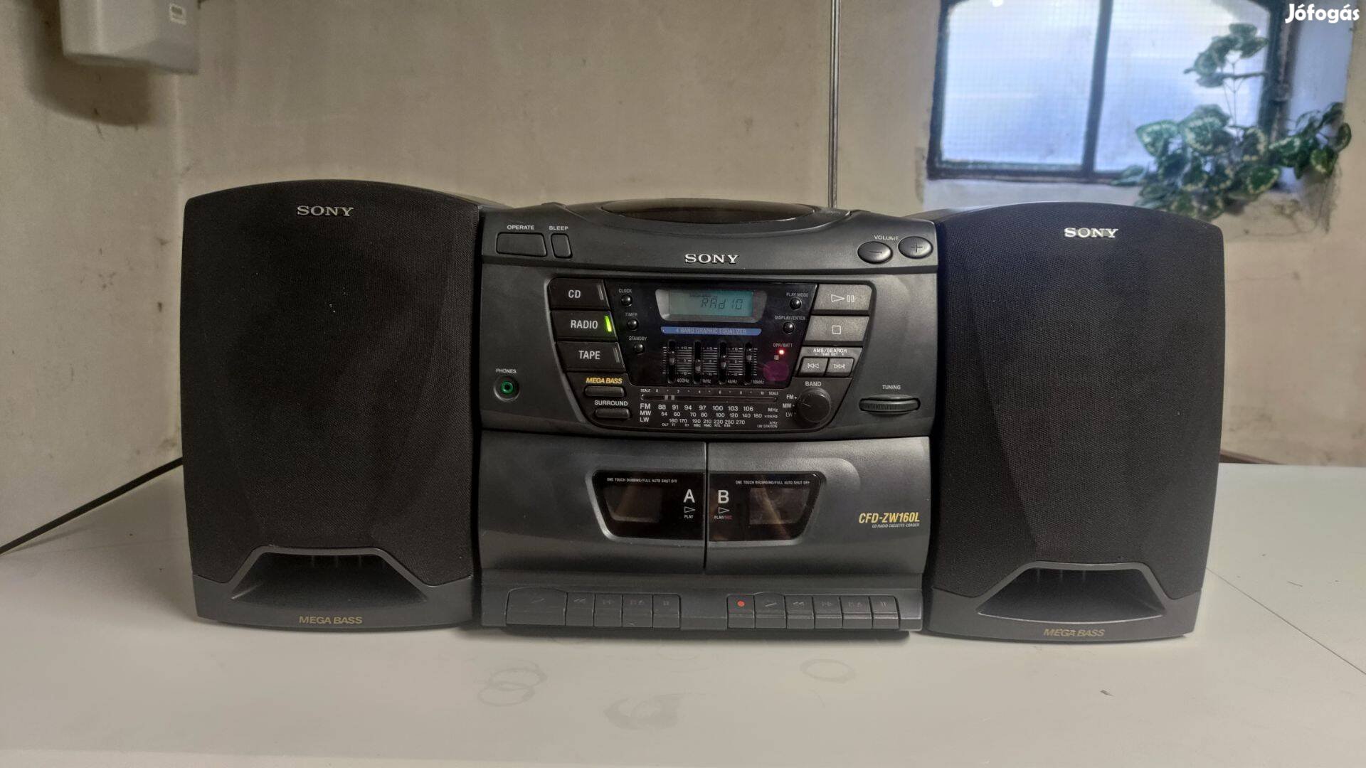 Eladó Sony CFD-ZW160L Music Centermini hifi cd hibásan