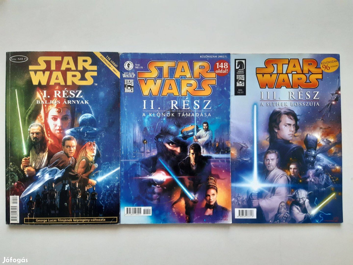 Eladó Star Wars 1. 2 . 3. képregény
