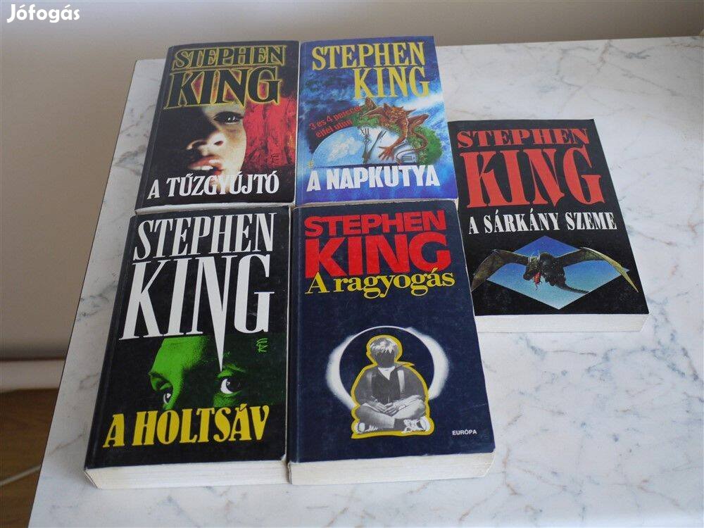 Eladó Stephen King könyvek