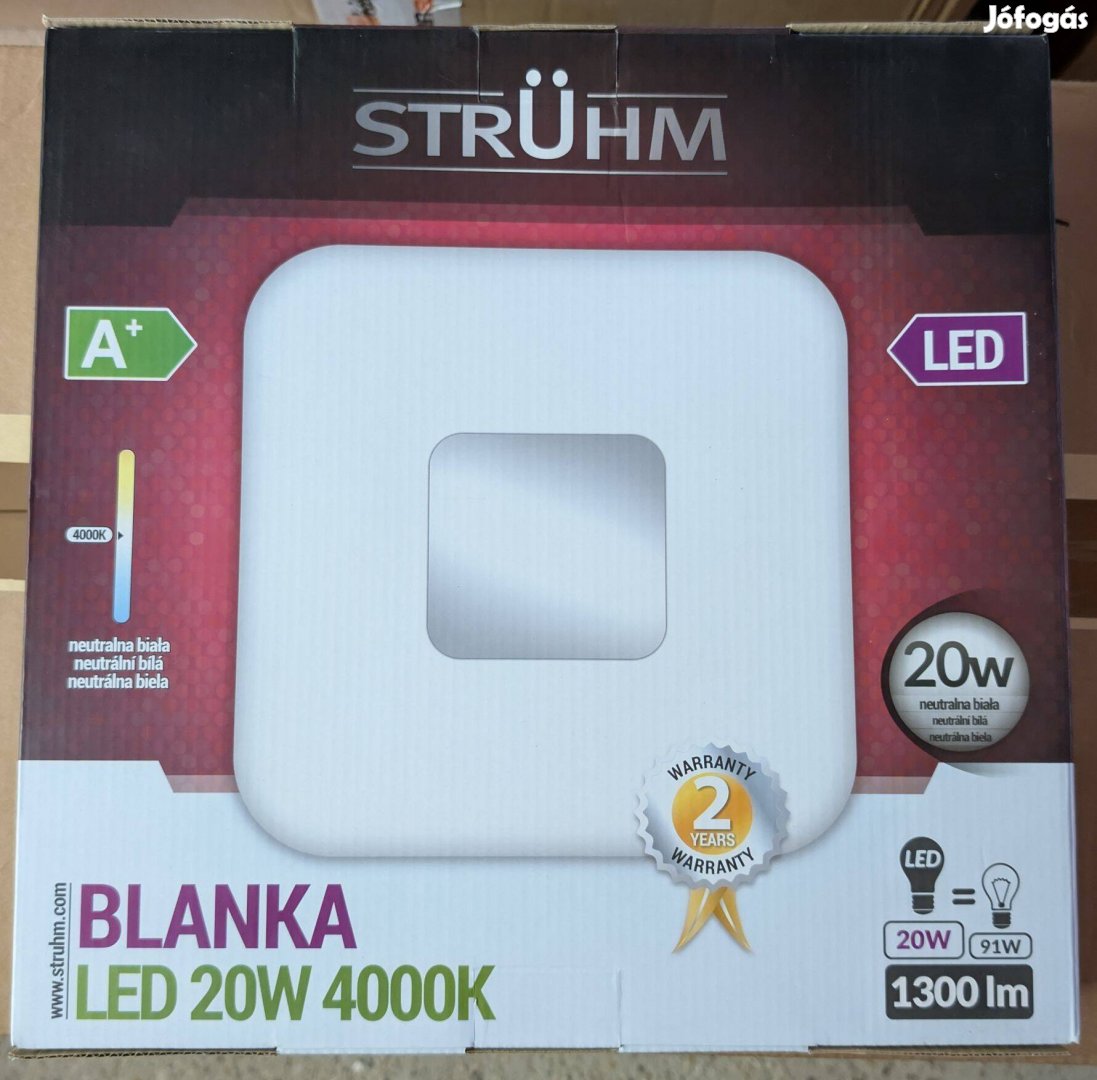 Eladó Strühm Blanka LED 20W 4000K Mennyezeti Lámpa