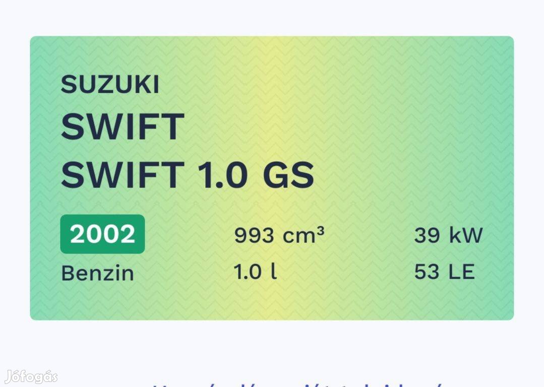 Eladó Suzuki Swift 1.0 GS