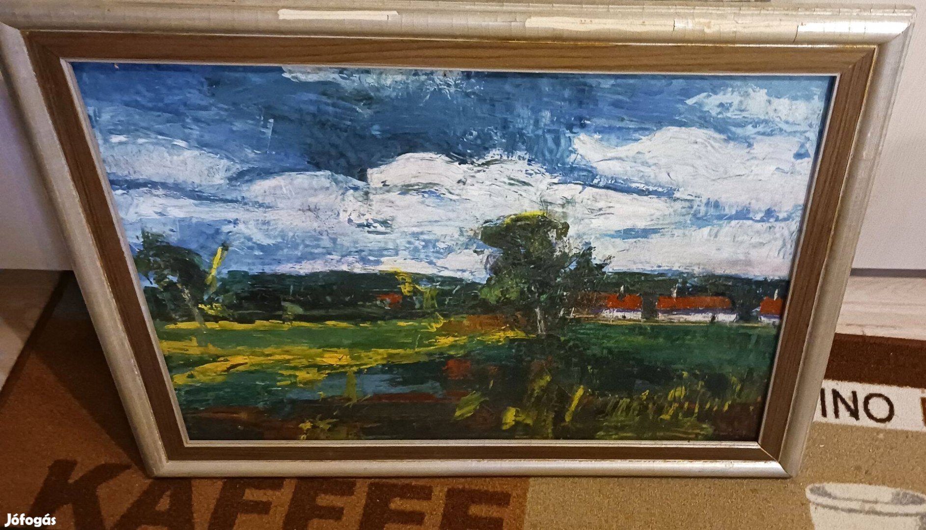 Eladó Szücs János festőművész Alföldi tanya című festménye