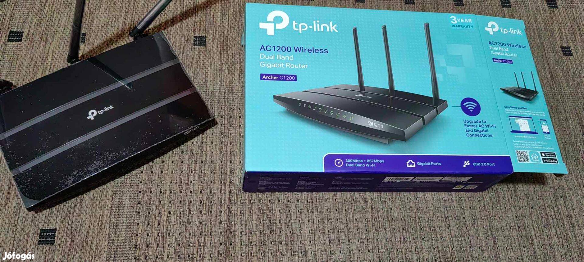 Eladó TP Link AC1200 Gigabites Router kifogástalan új állapotban