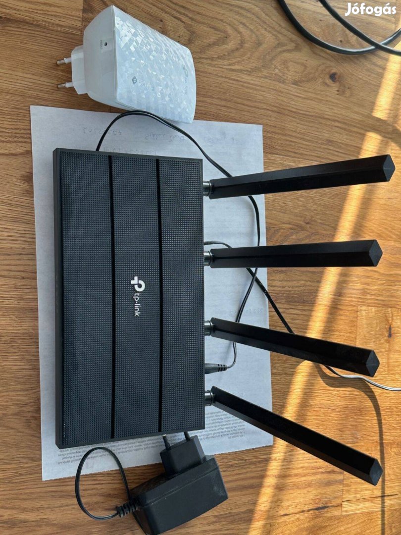 Eladó TP-Link Archer C6 wifi router TP Link + RE190 range extender