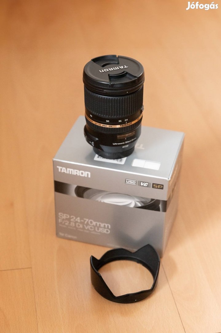Eladó Tamron SP 24-70mm f2.8 Di VC USD objektív Canonra!