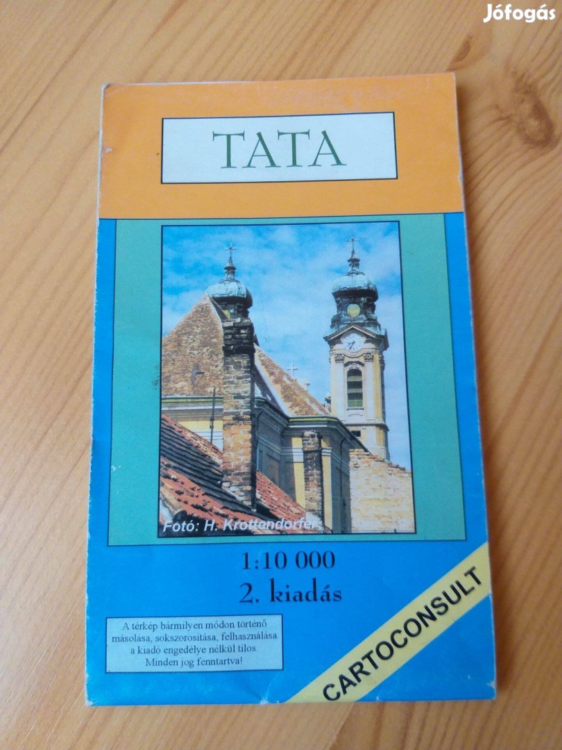 Eladó Tata térkép az 1980-as évekből!