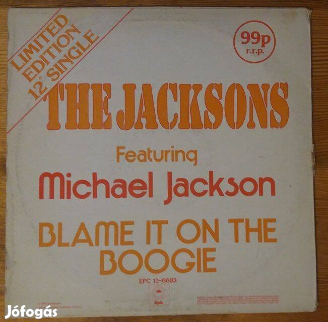 Eladó The Jacksons - Blame It On The Boogie Maxi lemez (lp, vinly, ba