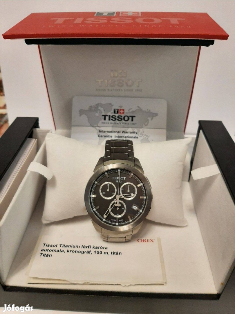 Eladó Tissot Titanium karóra automata, kronográf, kifogástalan állapot