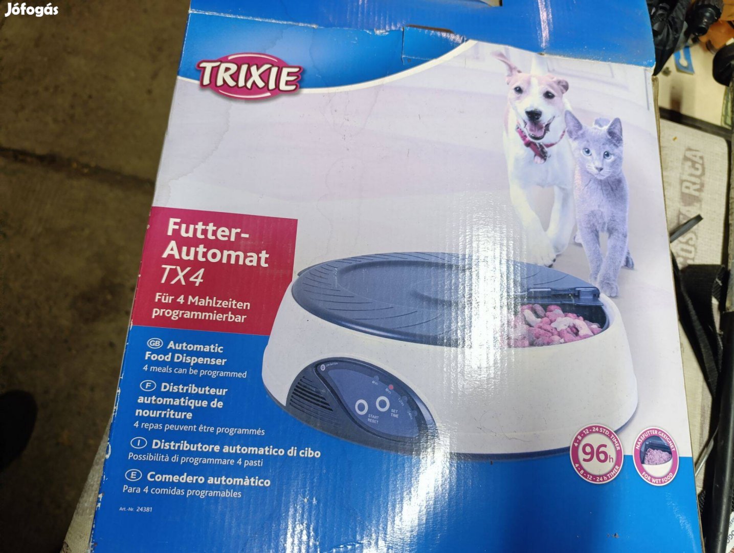 Eladó Trixie TX4 programozható automata etető kisállatoknak!