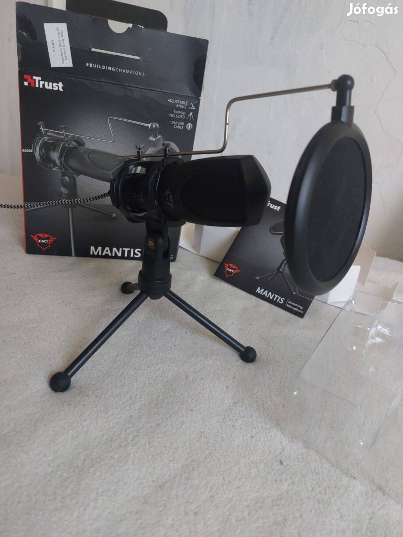 Eladó Trust Gxt 232 Mantis streaming mikrofon!