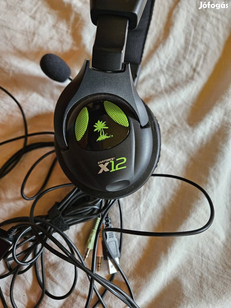 Eladó Turtle Beach ear force X12 mikrofonos fejhallgató