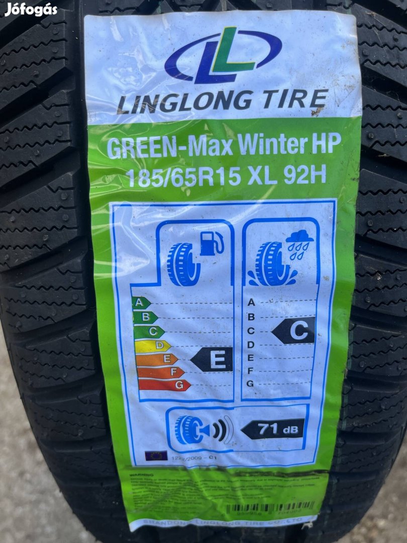 Eladó Új 185/65 R15-ös Linglong Green-Max Winter téli gumiabroncs