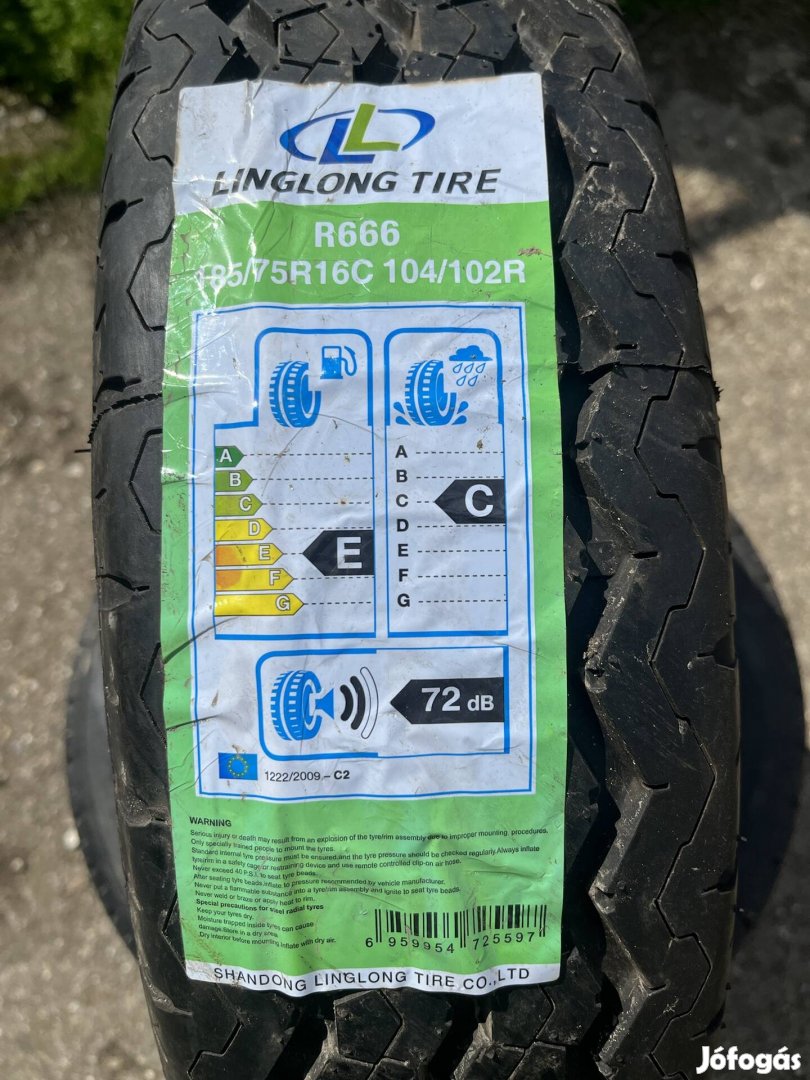 Eladó Új 185/75R16C négy évszakos gumiabroncsok több garnitúra!!