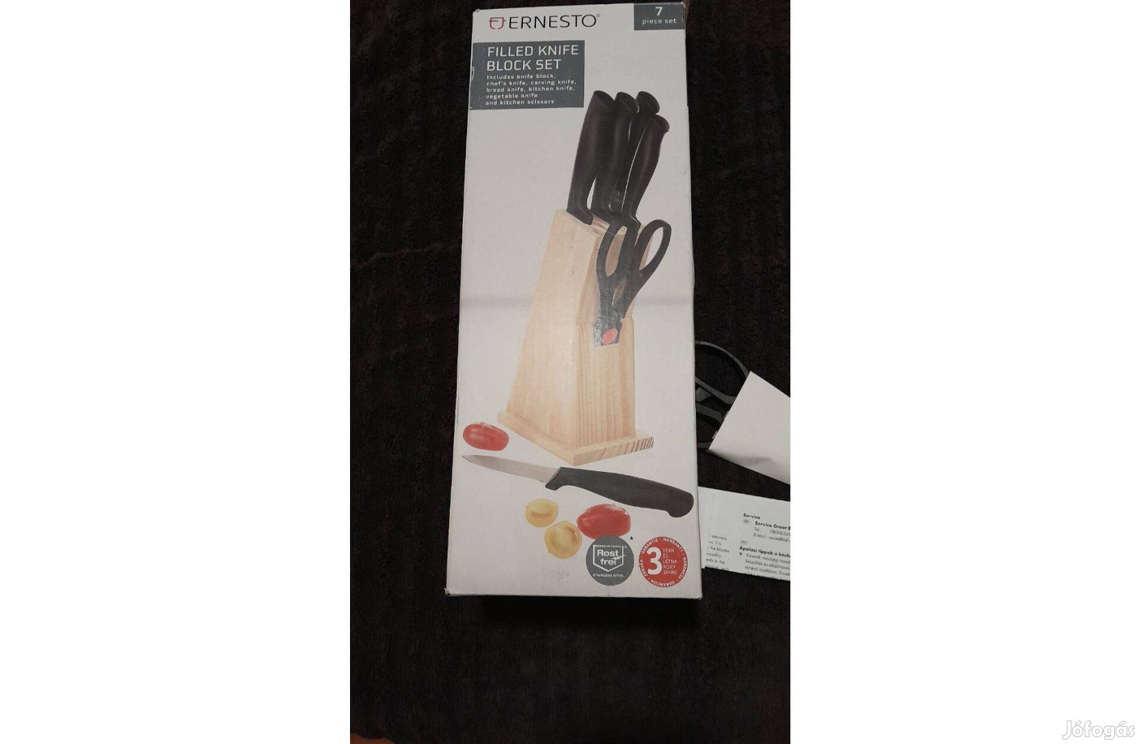 Eladó Új 7 részes kés blokk készlet