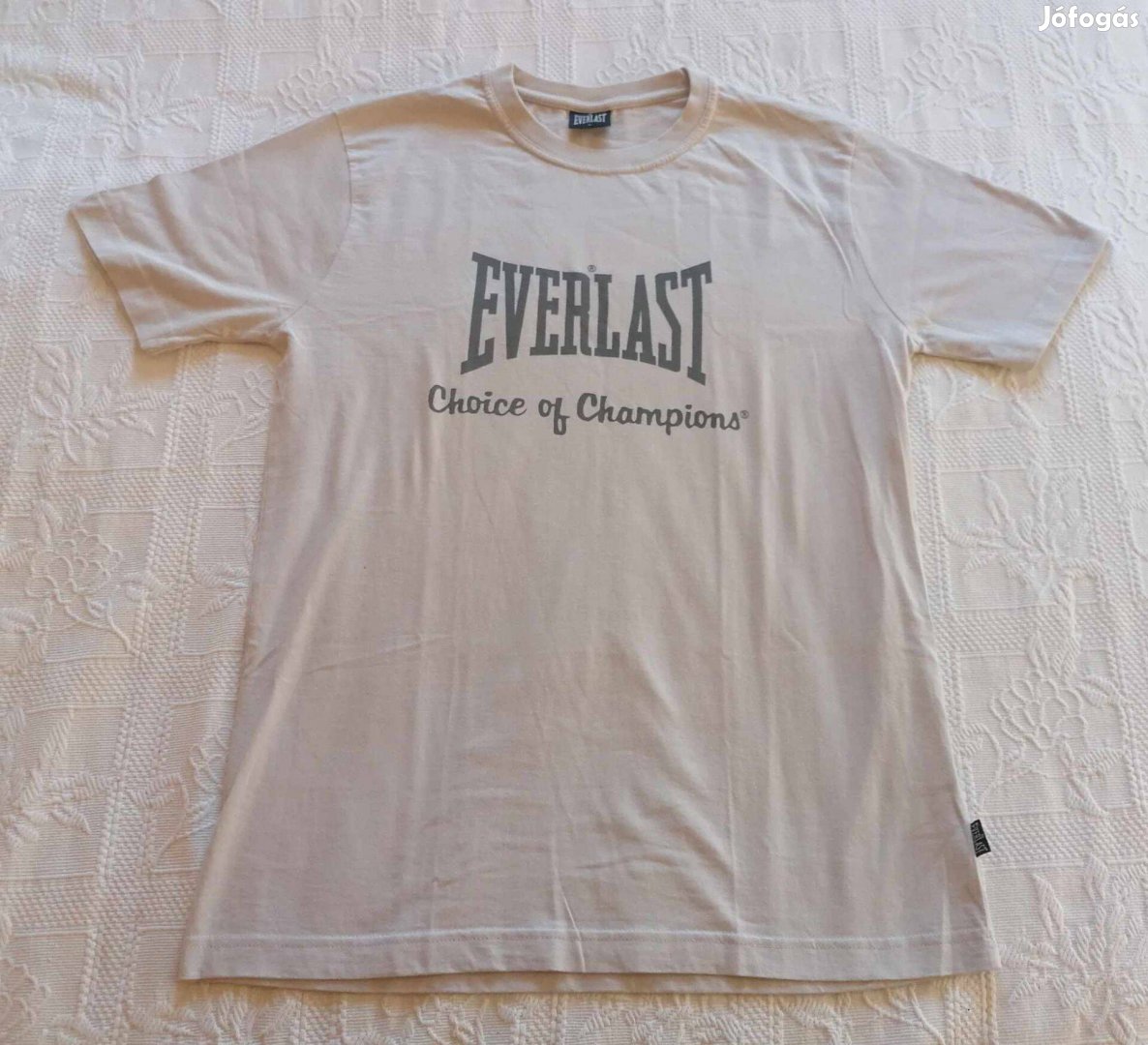 Eladó Új Angol Everlast Bézs Férfi / Uniszex Póló (M / L Méret)